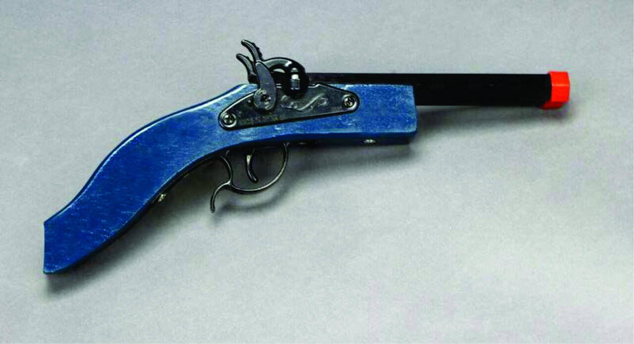 2001B Hex Double Barrel Pistol (Blue)